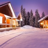 Superior cottages at Santa Claus Holiday Village